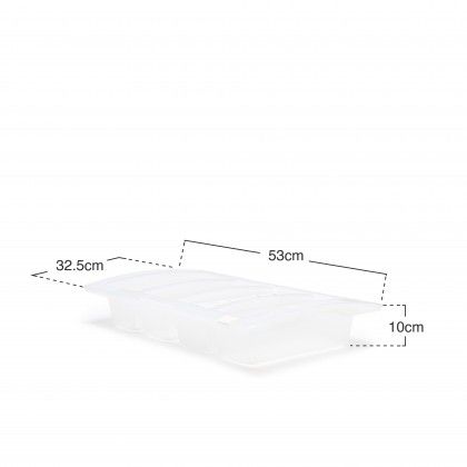 Caixa 4 Divisões com Tampa Gn1/1 53X32.5cm Caixa 4 Divisões com Tampa Gn1/1 53X32.5cm