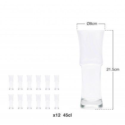 Copo Cocktail Napoli 45cl 8X21.5cm Pack 12 Copo Cocktail Napoli 45cl 8X21.5cm Pack 12