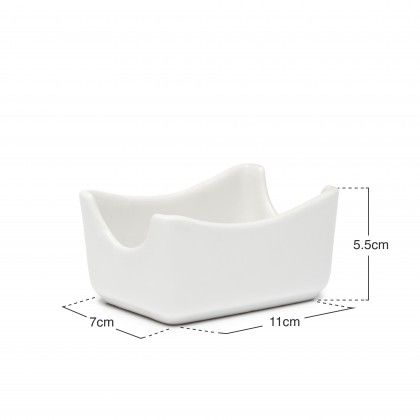 Açucareiro Porcelana Ming 7X11X5.5cm Branco Açucareiro Porcelana Ming 7X11X5.5cm Branco
