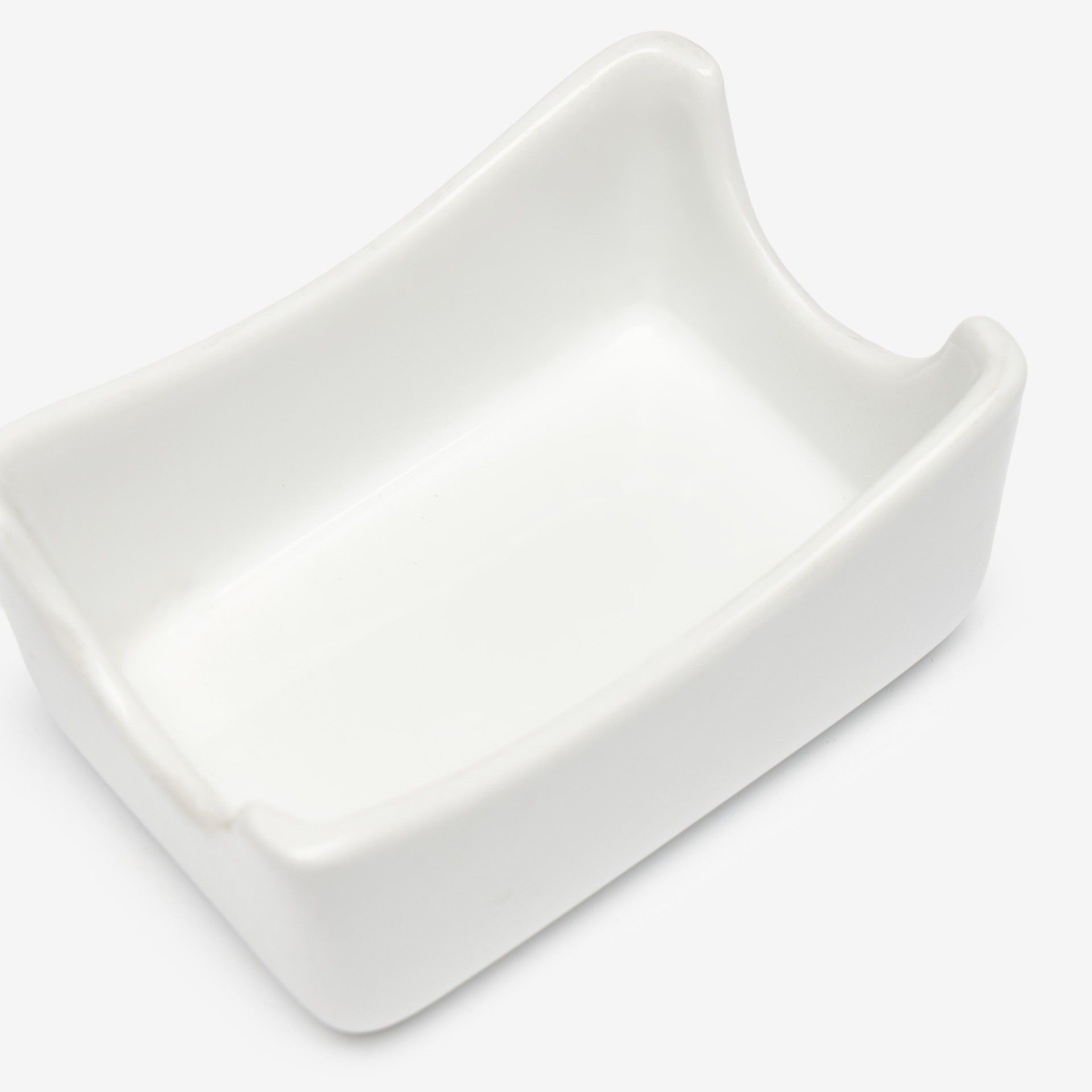 Açucareiro Porcelana Ming 7X11X5.5cm Branco
