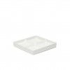 Prato 4 Compartimentos Porcelana Quadrado Branco 18.5X18.5X2cm Prato 4 Compartimentos Porcelana Quadrado Branco 18.5X18.5X2cm