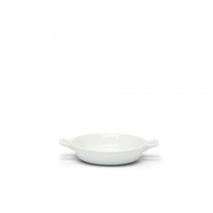 Paella Porcelana Degustacion Branco 17X13X3cm