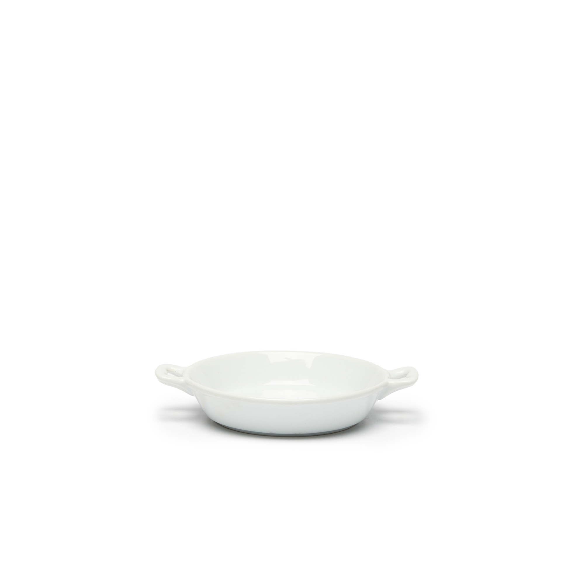 Paella Porcelana Degustacion Branco 17X13X3cm