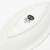 Bandeja Porcelana Degustacion Branco 20X9X3cm