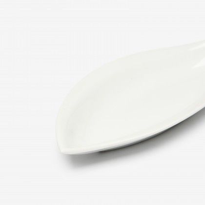 Bandeja Porcelana Degustacion Branco 20X9X3cm