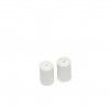 Saleiro + Pimenteiro Porcelana Simple Branco 2.5X4cm Saleiro + Pimenteiro Porcelana Simple Branco 2.5X4cm