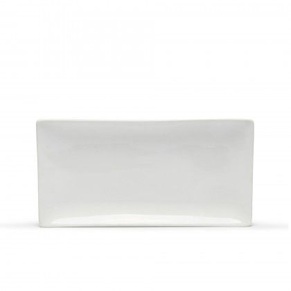 Travessa Porcelana Dong Branco 27.5X14X2.5cm