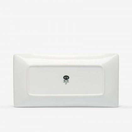 Travessa Porcelana Dong Branco 27.5X14X2.5cm
