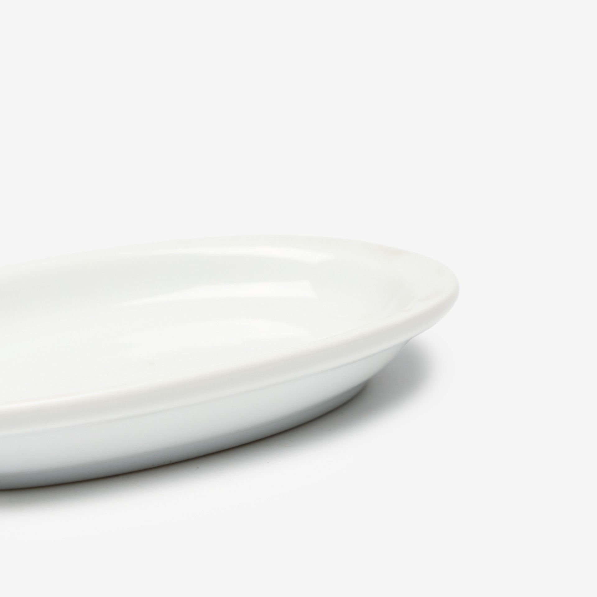 Travessa Porcelana Degustação Branco 14X8.5X1.5cm