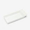 Travessa Porcelana Ming com Asa Branco 20X9X3.8cm Travessa Porcelana Ming com Asa Branco 20X9X3.8cm