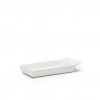 Travessa Porcelana Ming com Asa Branco 20X9X3.8cm Travessa Porcelana Ming com Asa Branco 20X9X3.8cm