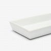 Travessa Porcelana Ming com Asa Branco 20X9X3.8cm Travessa Porcelana Ming com Asa Branco 20X9X3.8cm