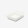 Travessa Porcelana Ming com Asa Branco 20X9X3.8cm Travessa Porcelana Ming com Asa Branco 20X9X3.8cm