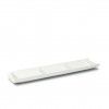 Bandeja 3 Compartimentos Retangular Branco 41X9.5X3cm Bandeja 3 Compartimentos Retangular Branco 41X9.5X3cm