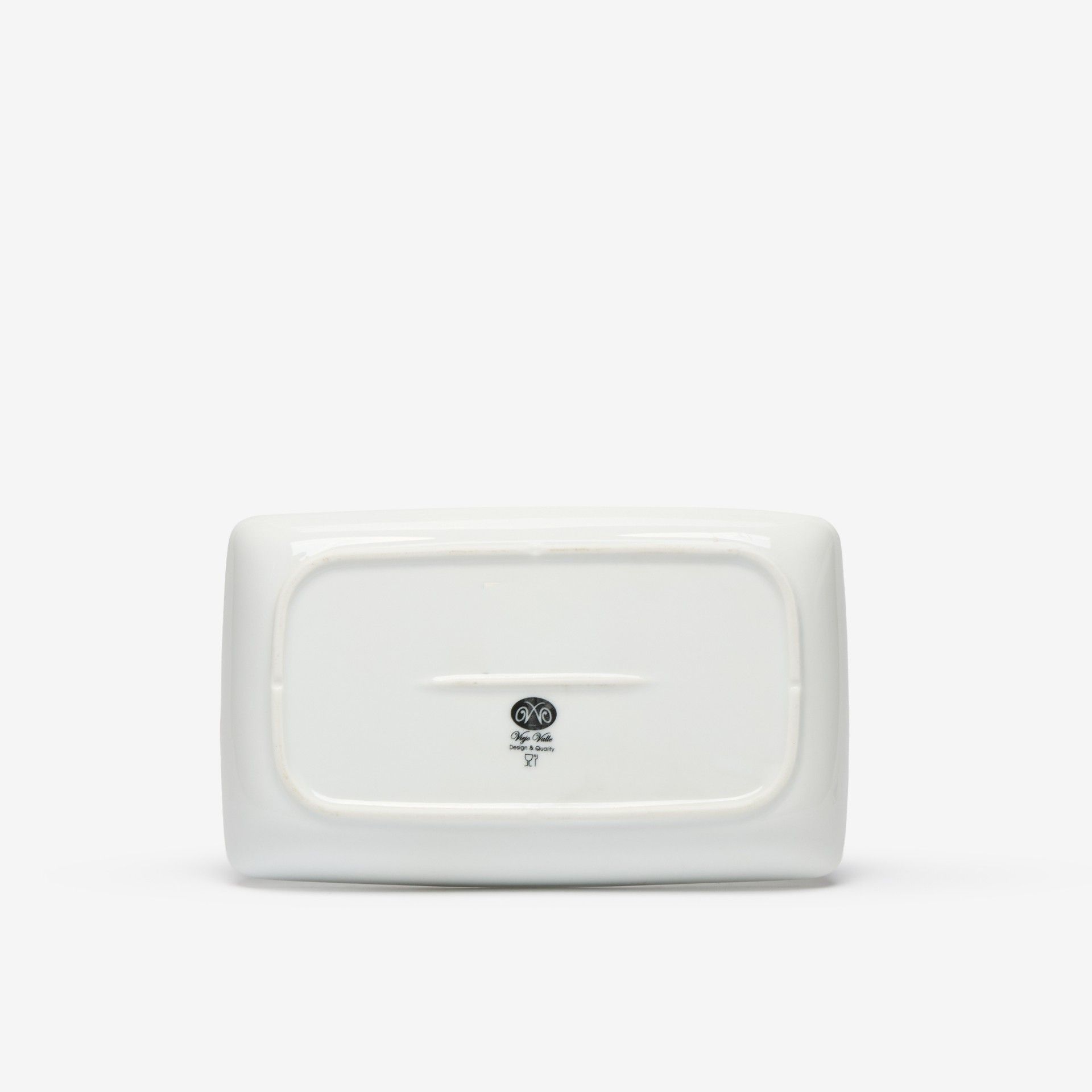 Travessa Porcelana Algarve Branco 21X13X3cm