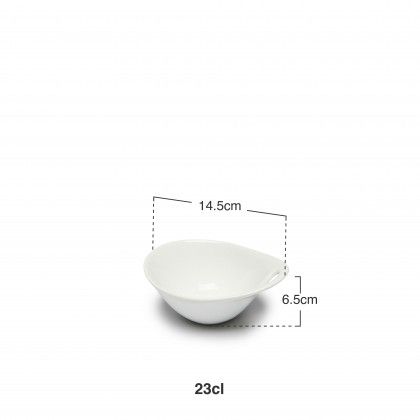 Taça Porcelana Perpignan Branco 23cl 14.5X12X6.5cm Taça Porcelana Perpignan Branco 23cl 14.5X12X6.5cm