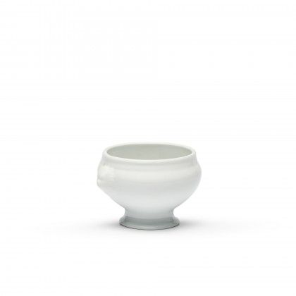 Taça Porcelana Leão Branco 44cl 11X9X9cm Taça Porcelana Leão Branco 44cl 11X9X9cm