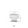 Taça Porcelana Leão Branco 44cl 11X9X9cm Taça Porcelana Leão Branco 44cl 11X9X9cm