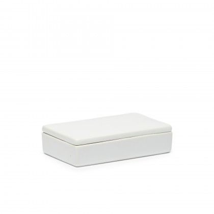 Caixa Porcelana Turismo Branco 14X8X3.5cm Caixa Porcelana Turismo Branco 14X8X3.5cm
