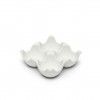 Bandeja Narino 4 Divis�es Branco 10X10X3.5cm