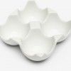Bandeja Narino 4 Divis�es Branco 10X10X3.5cm