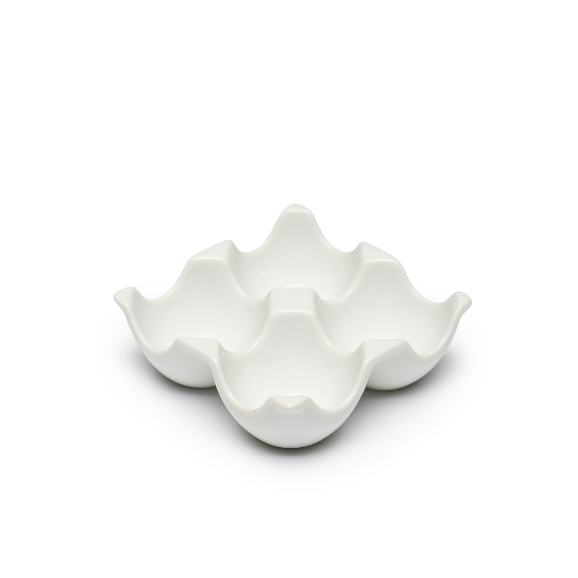 Bandeja Narino 4 Divisões Branco 10X10X3.5cm