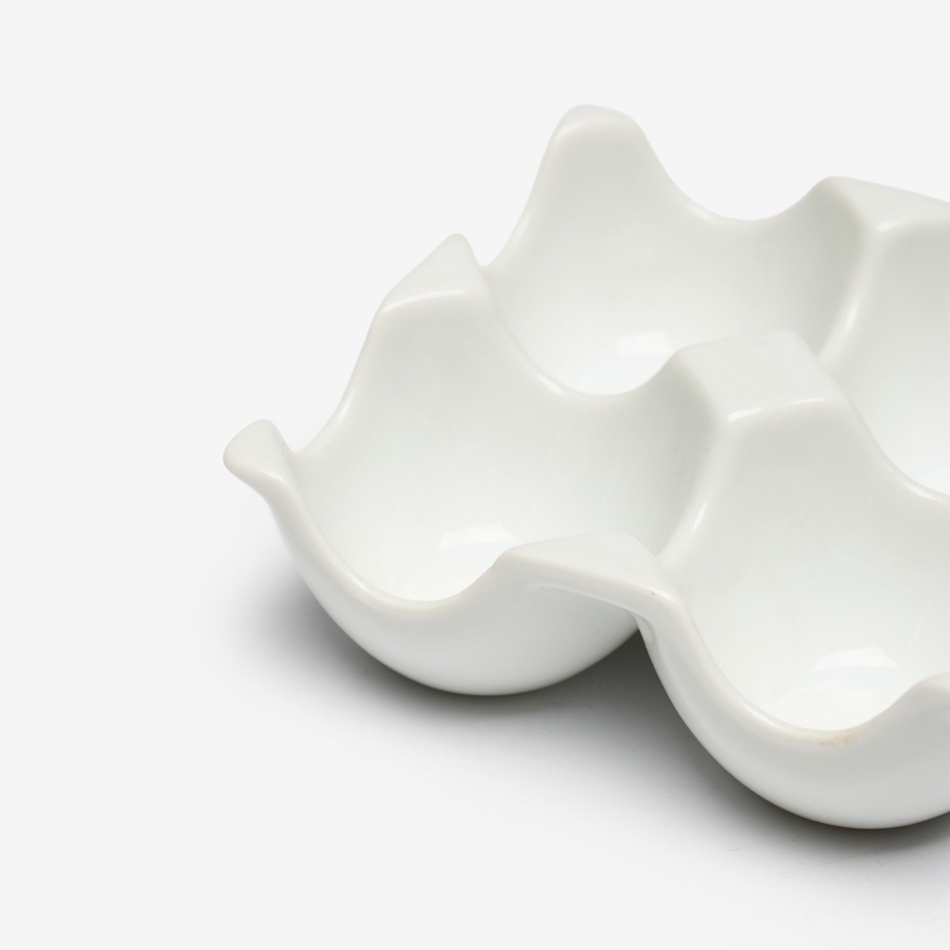 Bandeja Narino 4 Divisões Branco 10X10X3.5cm