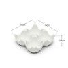 Bandeja Narino 4 Divis�es Branco 10X10X3.5cm
