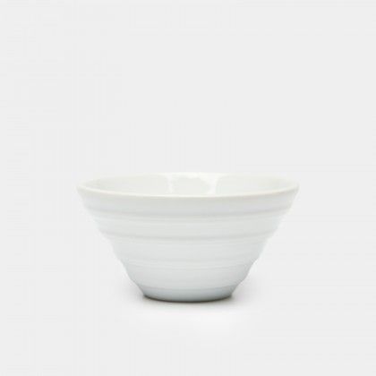 Saladeira Porcelana Rayas Branco 7.5cl 8.5X4cm Saladeira Porcelana Rayas Branco 7.5cl 8.5X4cm