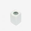 Paliteiro Porcelana Simple Branco 3.5X3.5X5.5cm Paliteiro Porcelana Simple Branco 3.5X3.5X5.5cm