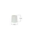 Paliteiro Porcelana Branco 4.5cm
