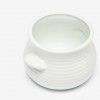 Pote Porcelana Branco 37cl 13.3X11X7.8cm Pote Porcelana Branco 37cl 13.3X11X7.8cm
