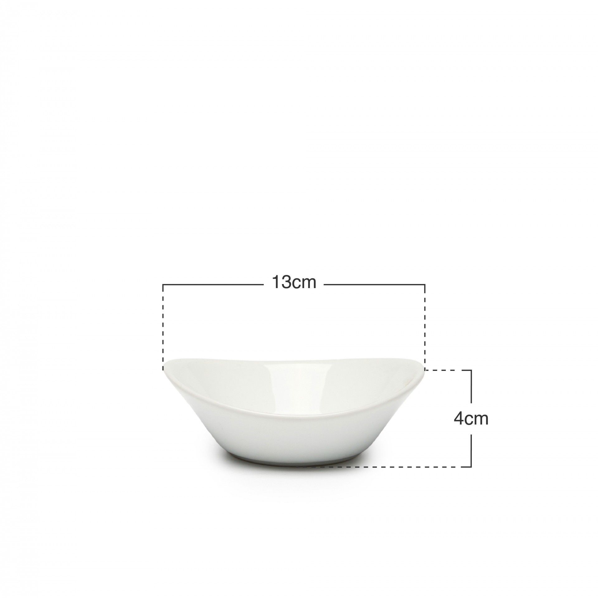 Taça Porcelana Serpis Branco 13X11X4cm