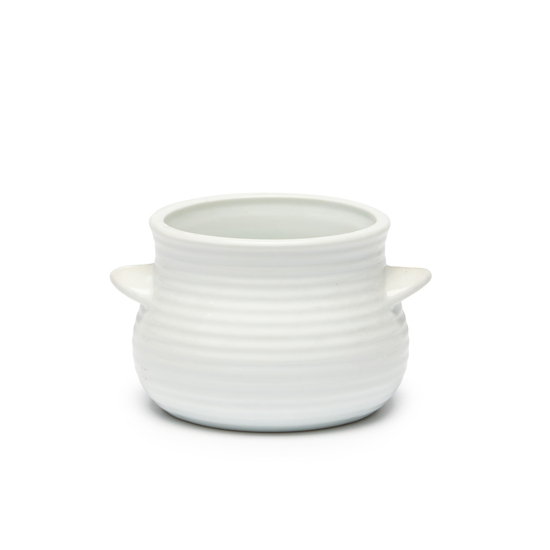 Pote Porcelana Branco 37cl 13.3X11X7.8cm
