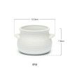 Pote Porcelana Branco 37cl 13.3X11X7.8cm Pote Porcelana Branco 37cl 13.3X11X7.8cm