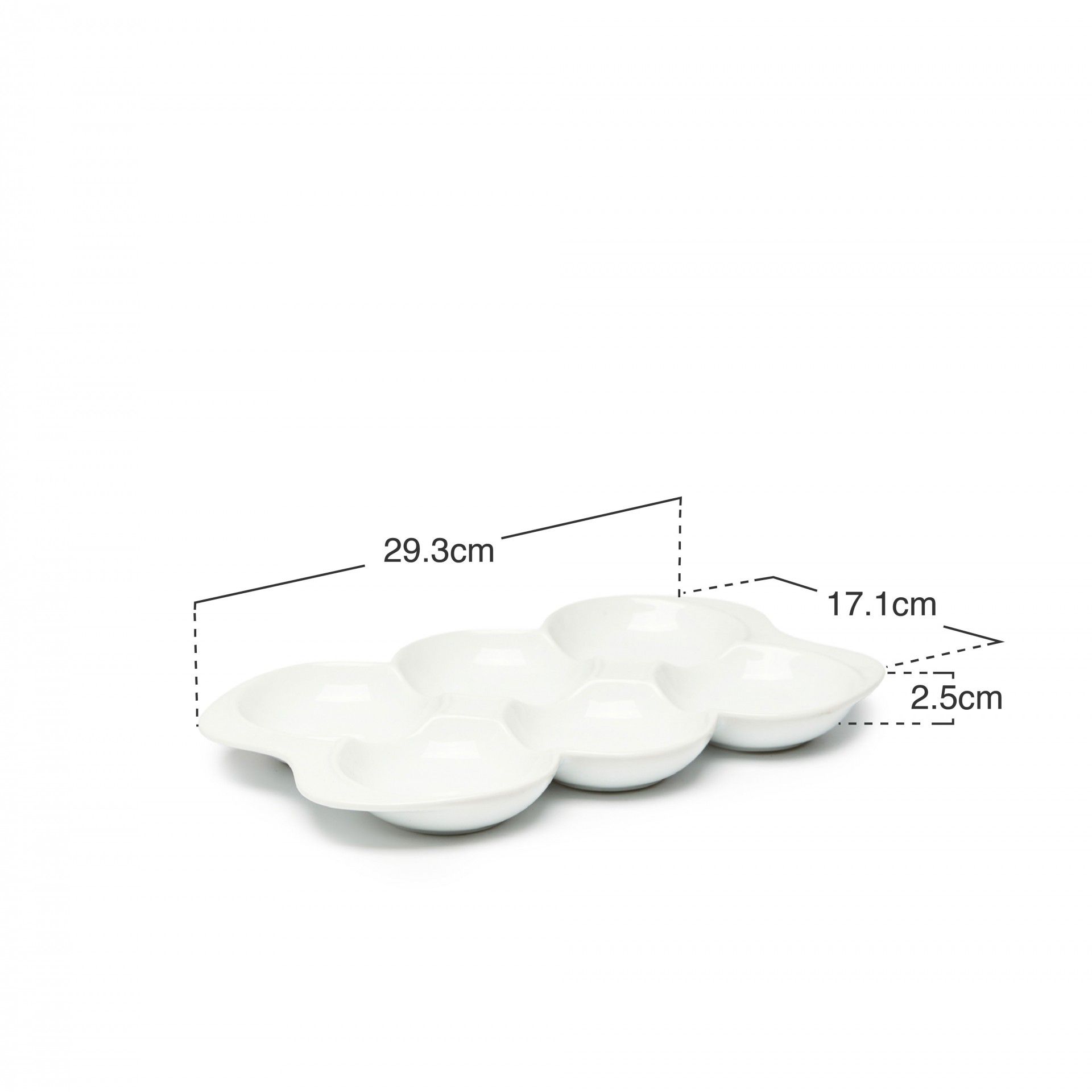 Bandeja 6 Divisões 29.3X17.1X2.5CM