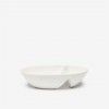Bandeja Porcelana Olive Branco 19X9cm Bandeja Porcelana Olive Branco 19X9cm