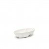 Bandeja Porcelana Olive Branco 19X9cm Bandeja Porcelana Olive Branco 19X9cm