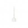 Escovilhão Piaçaba Wc Roma Branco 11.5X35cm Escovilhão Piaçaba Wc Roma Branco 11.5X35cm