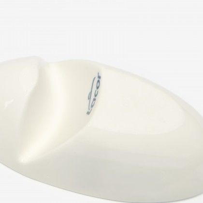 Bandeja Porcelana Olive Branco 19X9cm Bandeja Porcelana Olive Branco 19X9cm