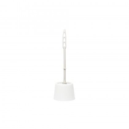 Escovilhão Piaçaba Wc Roma Branco 11.5X35cm Escovilhão Piaçaba Wc Roma Branco 11.5X35cm