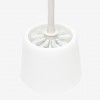 Escovilhão Piaçaba Wc Roma Branco 11.5X35cm Escovilhão Piaçaba Wc Roma Branco 11.5X35cm