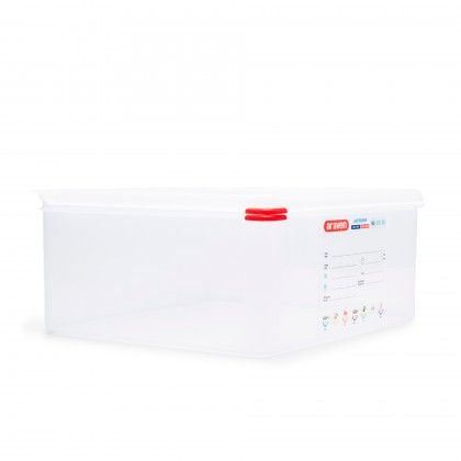 Caixa Herm�tica Polipropileno Tampa Branca Gn2/3 13.5L 35.4X32.5X15cm