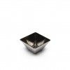 Taça Melamina Ming Prateado 14X14X7cm Taça Melamina Ming Prateado 14X14X7cm
