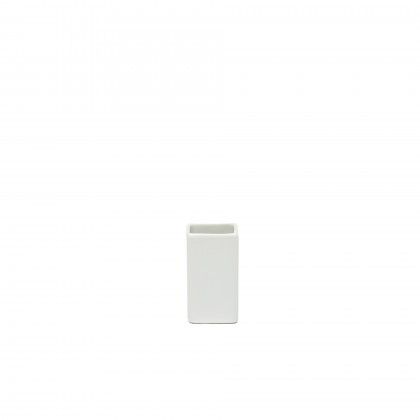 Paliteiro Porcelana Ming Branco 3X3X6cm Paliteiro Porcelana Ming Branco 3X3X6cm