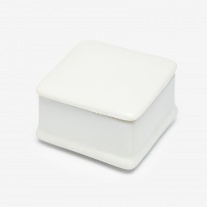 Caixa Porcelana Turismo Branco 6.5X6.5X4cm Caixa Porcelana Turismo Branco 6.5X6.5X4cm