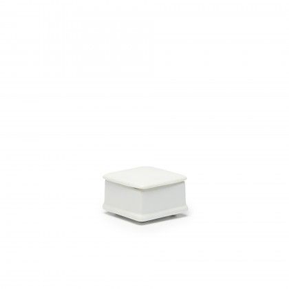 Caixa Porcelana Turismo Branco 6.5X6.5X4cm Caixa Porcelana Turismo Branco 6.5X6.5X4cm