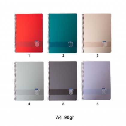 Caderno Espiral Campus Capa Pl�stica A4 80 Folhas 90g