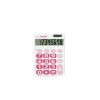 Calculadora Milan Branca Rosa 8 Digitos Calculadora Milan Branca Rosa 8 Digitos