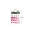 Calculadora Milan Branca Rosa 8 Digitos Calculadora Milan Branca Rosa 8 Digitos